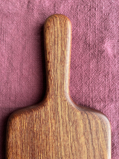 Handmade Sapele Food Serving Board - 50cm x 14.5cm