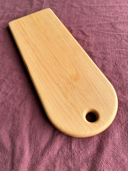 Handmade Beech Food Serving Board - 40cm x 14.5cm