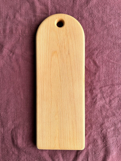 Handmade Beech Food Serving Board - 40cm x 14.5cm