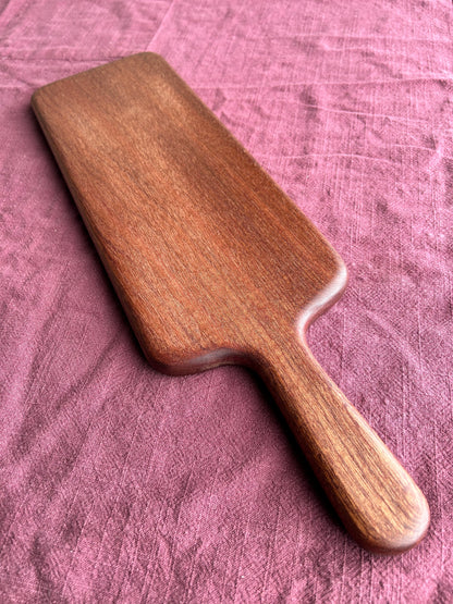 Handmade Sapele Food Serving Board - 50cm x 14.5cm