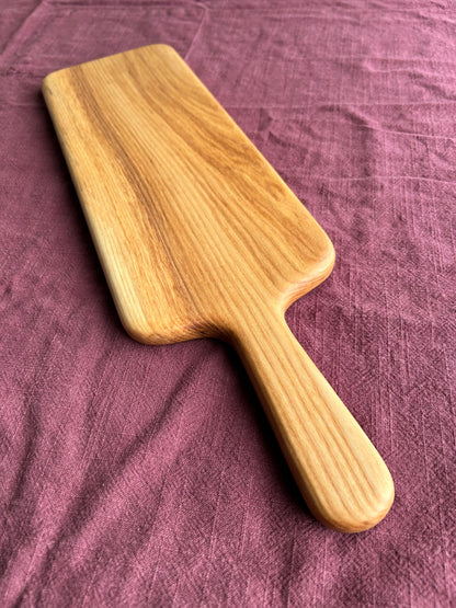 Handmade Ash Food Serving Board - 50cm x 14.5cm