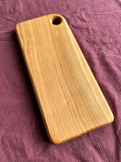 Cherry Handmade Cutting Board - 28cm x 12.5cm x 2cm
