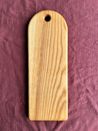 Handmade Ash Food Serving Board - 40cm x 14.5cm