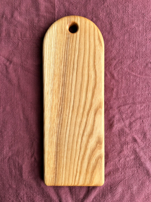 Handmade Ash Food Serving Board - 40cm x 14.5cm