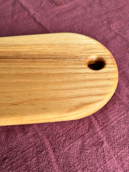 Handmade Ash Food Serving Board - 40cm x 14.5cm