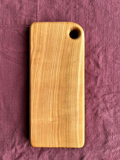 Cherry Handmade Cutting Board - 28cm x 12.5cm x 2cm