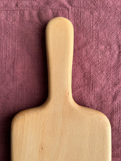 Handmade Beech Food Serving Board - 50cm x 14.5cm