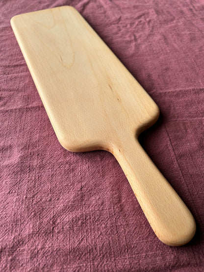 Handmade Beech Food Serving Board - 50cm x 14.5cm