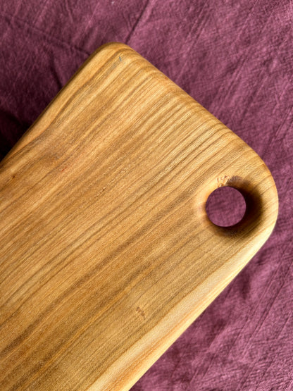 Cherry Handmade Cutting Board - 28cm x 12.5cm x 2cm